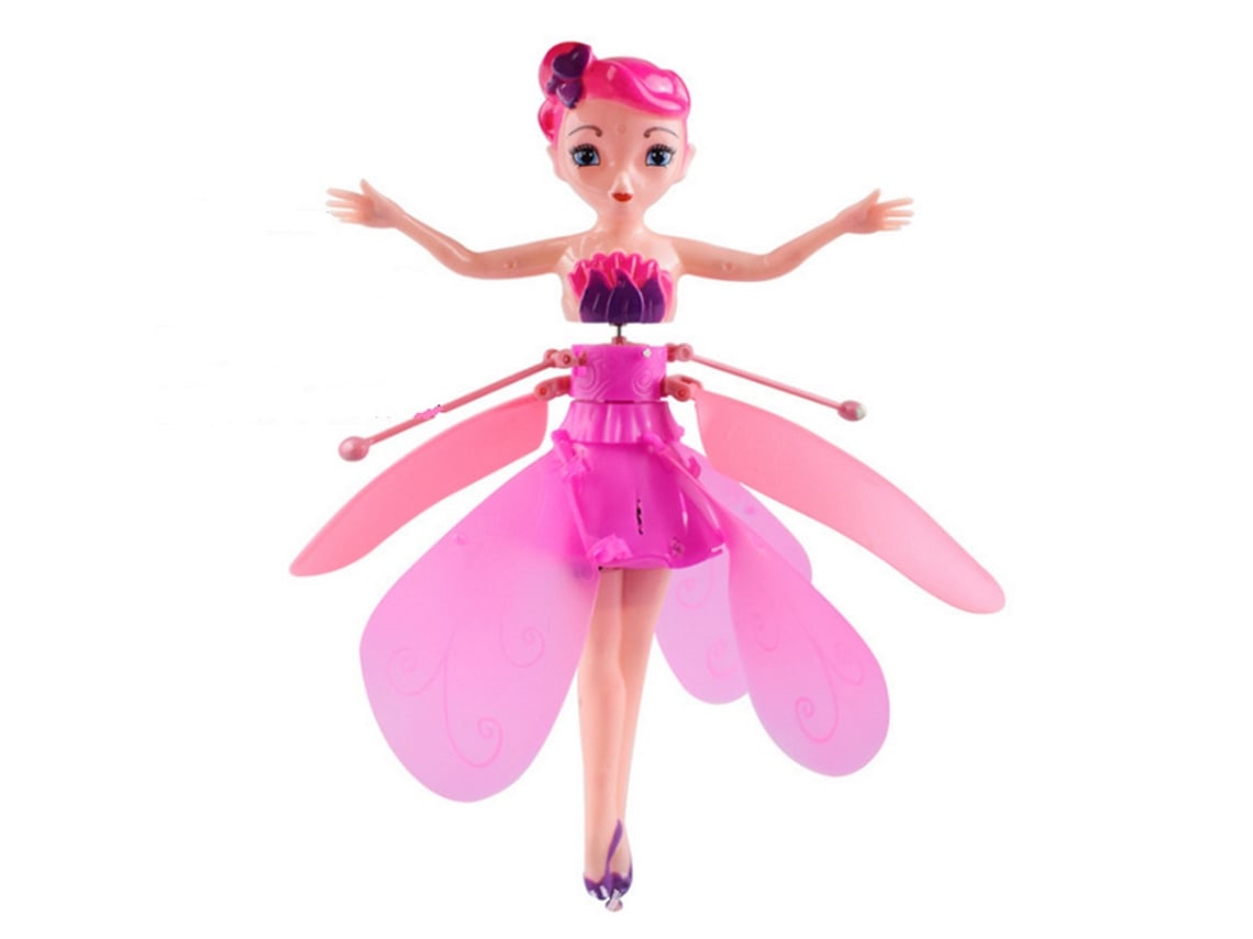 Rebe-doll Fada Voadora Com Controle Por Indução Brinquedo Para Crianças Menina Bailarina Princesa Rc