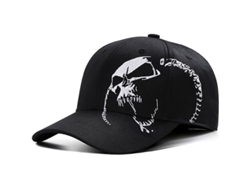 Gorra De Béisbol De Algodón Para Hombre Y Mujer Con Diseño De Calavera, Ajustable Para Deportes Al Aire Libre.