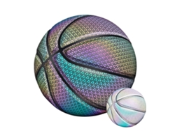 2026-pelota De Baloncesto Holográfica Reflectante Talla 7 Para Juegos Nocturnos Iluminada En La Oscuridad Regalo Para Niños Y Adultos