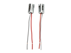 Adaptador De Conector De Lámpara De Pie Plano De 2 Piezas, Contacto Único, Práctico Y Ligero, Para Enchufe Led.