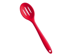 Cucharón de Silicona con Orificio de Drenaje - Rojo JEIIBRZUI