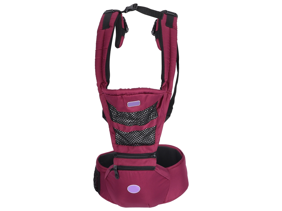 Portabebés Multifuncional Con Asiento Ergonómico Para La Cadera Y Soporte Lumbar, Malla Transpirable.