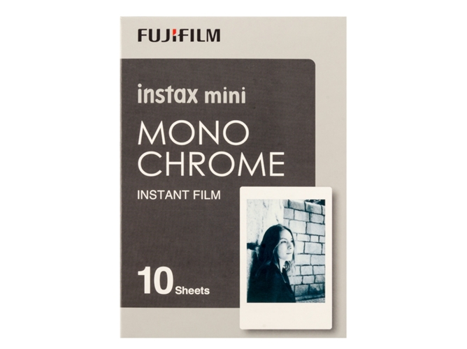 Recarga de Papel Fotográfico FUJIFILM Instax Mini Monochrome 10