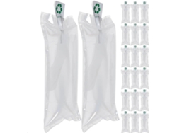 Paquete de 100 unidades de película de PE inflable para proteger aparatos electrónicos y vidrio frágil.