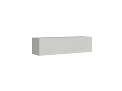 Armario de pared Vasistas An. 153,6 Al. 40 Pr. 39,2 Blanco Gris Itamoby