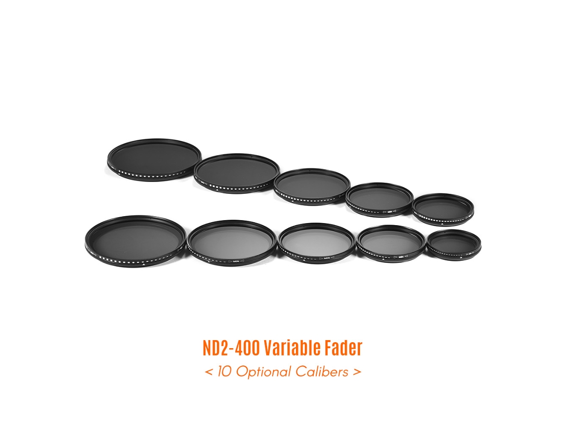 Filtro Nd Variable Neutral Density Fader 49mm 55mm 58mm 72mm 82mm Para Câmera