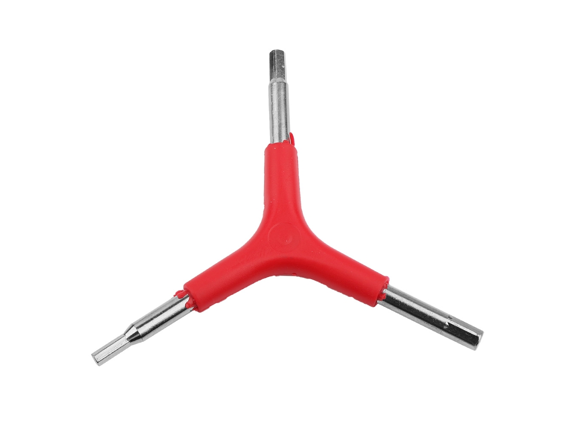 Rebe-chave Hexagonal De Três Vias Portátil Leve Para Manutenção E Reparo De Bicicletas