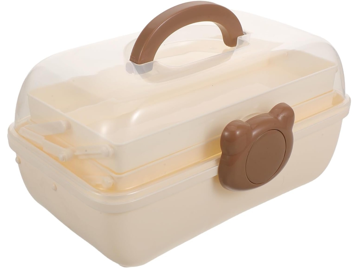 Caja Organizadora De Almacenamiento Compartimentada Para Material De Arte.
