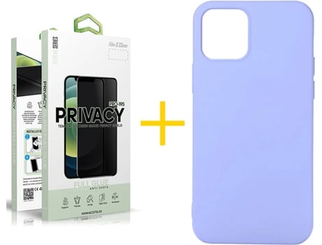 Carcasa + Protector de Pantalla para iPhone 11 SKYHE Morado