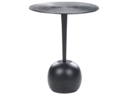 Mesa de centro BELIANI Eucla de Aluminio Negro 40x40x49