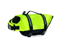 Chaleco salvavidas de alta flotabilidad para perros para seguridad en la natación (verde) Czhhmart Talla L