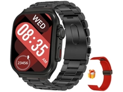Smartwatch con pantalla táctil HD de 1,96'' que responde y realiza llamadas, 100 modos deportivos, batería de 400 mAh y monitor de frecuencia cardíaca. Bestvite