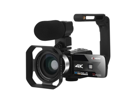Videocámara con zoom óptico OHPA K1 4K-16X, gris plateado