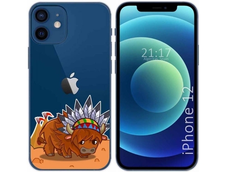 Carcasa iPhone 12 / 12 Pro (6.1) TUMUNDOSMARTPHONE Bufalo Multicolor