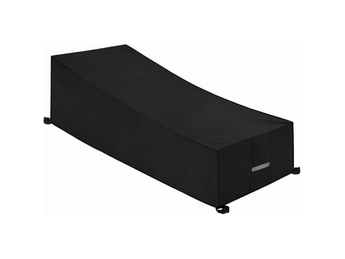 VVJIJILLY Capa Para Móveis De Área Externa Para Espreguiçadeira, Tecido Oxford 210d Com Base De Pvc, À Prova Dágua, Anti Uv, Durável E Resistente Ao Vento, Cap