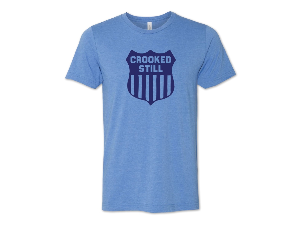 Camiseta unisex Rockinstone Crooked Still Train Logo - Más vendida - Talla: S