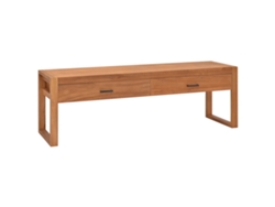 Mueble de Armario Tv 140X40X45 Cm Madera de Teca Reciclada