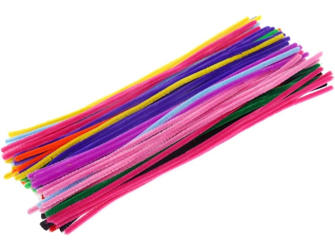 Juego De 100 Palitos De Peluche Hechos A Mano Para Niños Y Niñas - Juguetes De Manualidades