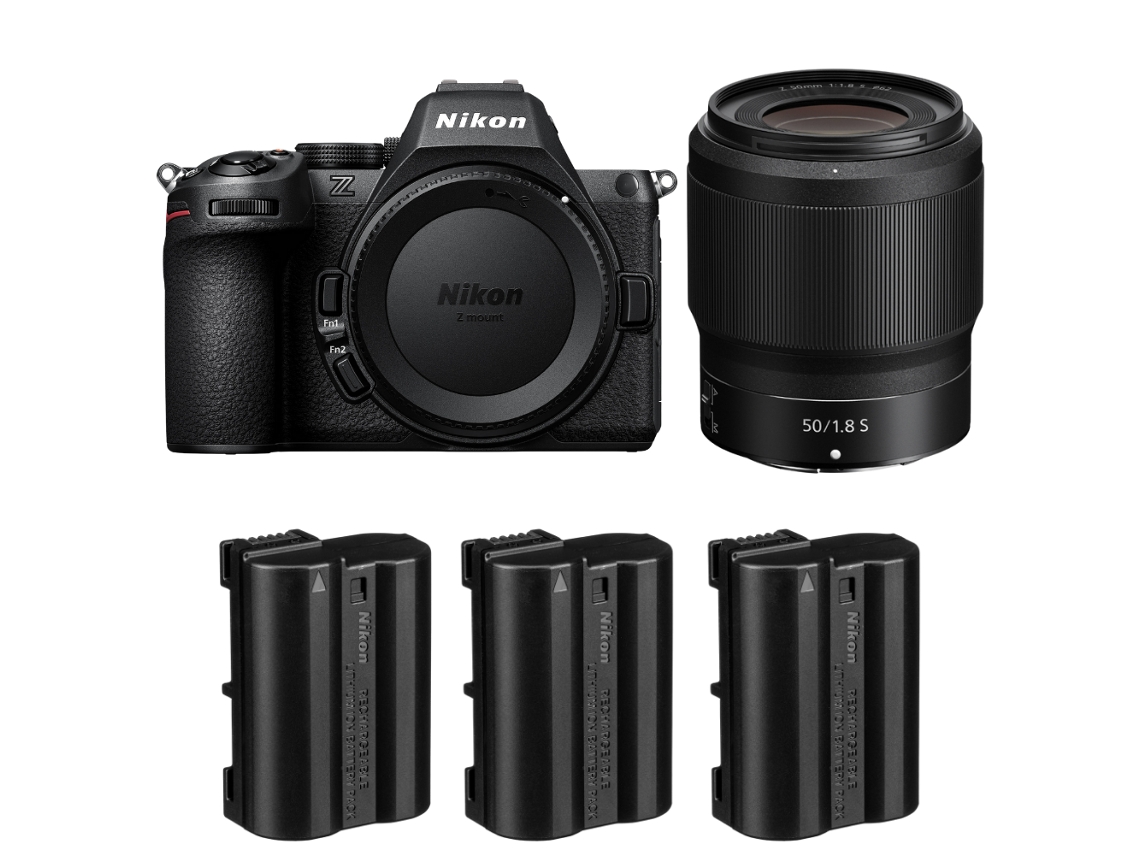 Z5 II + 50mm F/1.8 S + 3 Nikon E15c + Libro electrónico “20 consejos para fotos impresionantes” NIKON