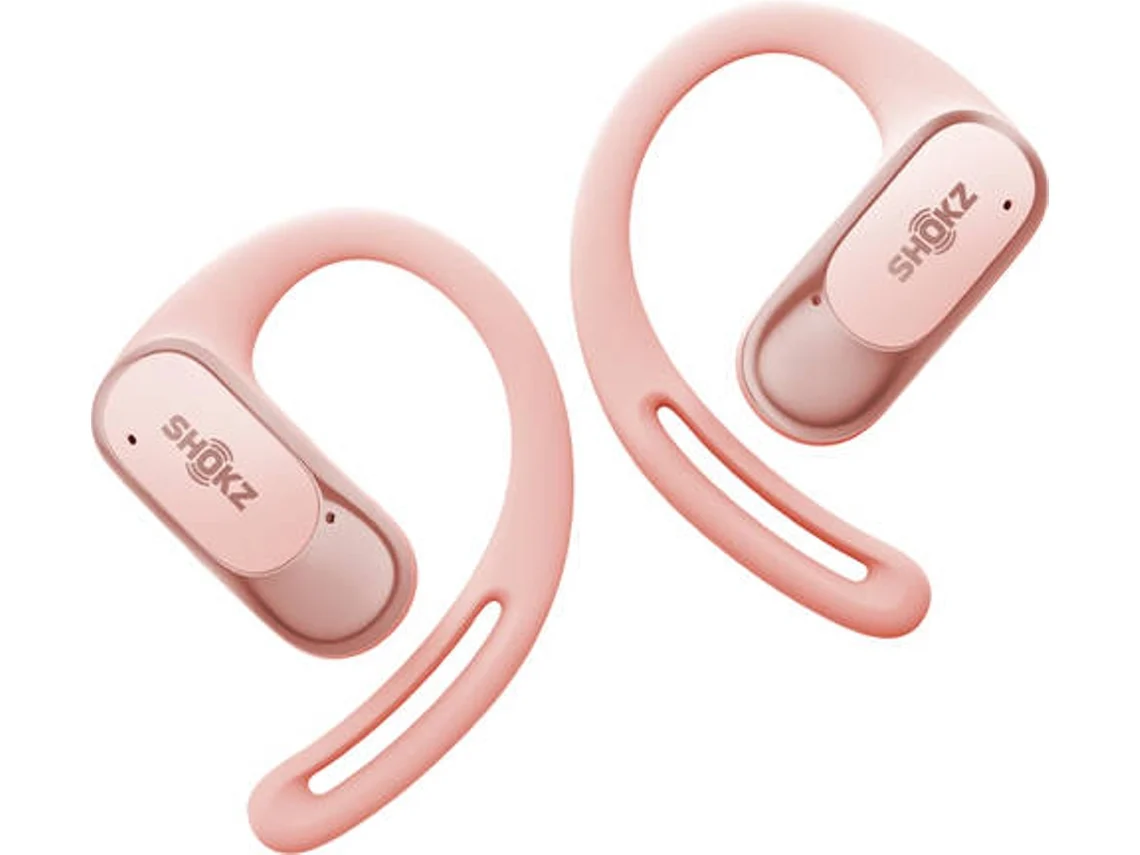 Auriculares Bluetooth True Wireless SHOKZ OPENFIT AIR (In Ear - Micrófono - Rosa)