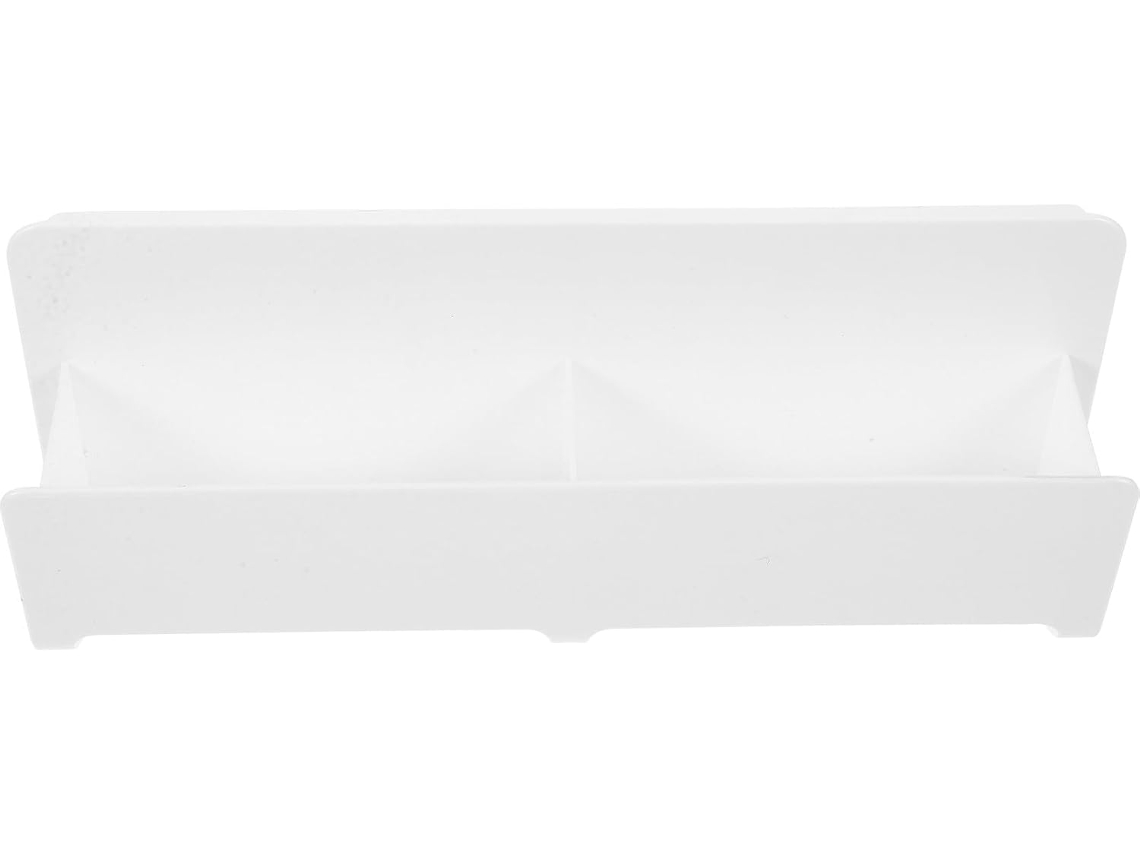 Zapatero de pared blanco GOKOCO para organizar zapatos y zapatillas con adhesivo resistente.