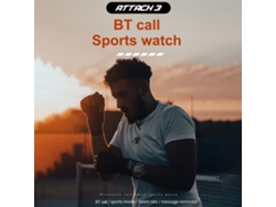 Reloj Inteligente Lokmat Attack 3 Con Llamadas Bluetooth, Monitor De Salud Y Modos Deportivos. Resistencia Al Agua Ip68. Compatible Con Android E Ios.