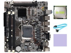 La Placa Base H55 Lga1156 Admite Procesadores De Las Series I3 530 E I5 760, Y Accesorios Ddr3.