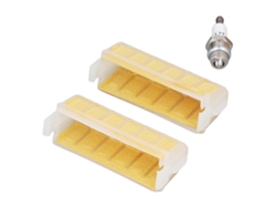 Filtro De Aire 1123 120 1613 Con Bujía Para Motosierra Stihl Ms210 Ms230 Ms250 021 023 025 (2 Unidades)