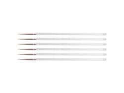 Pinceles De Nailon Suave Para Pintura Detallada Con Cuerpo Acrílico Para Acuarela Y Arte.