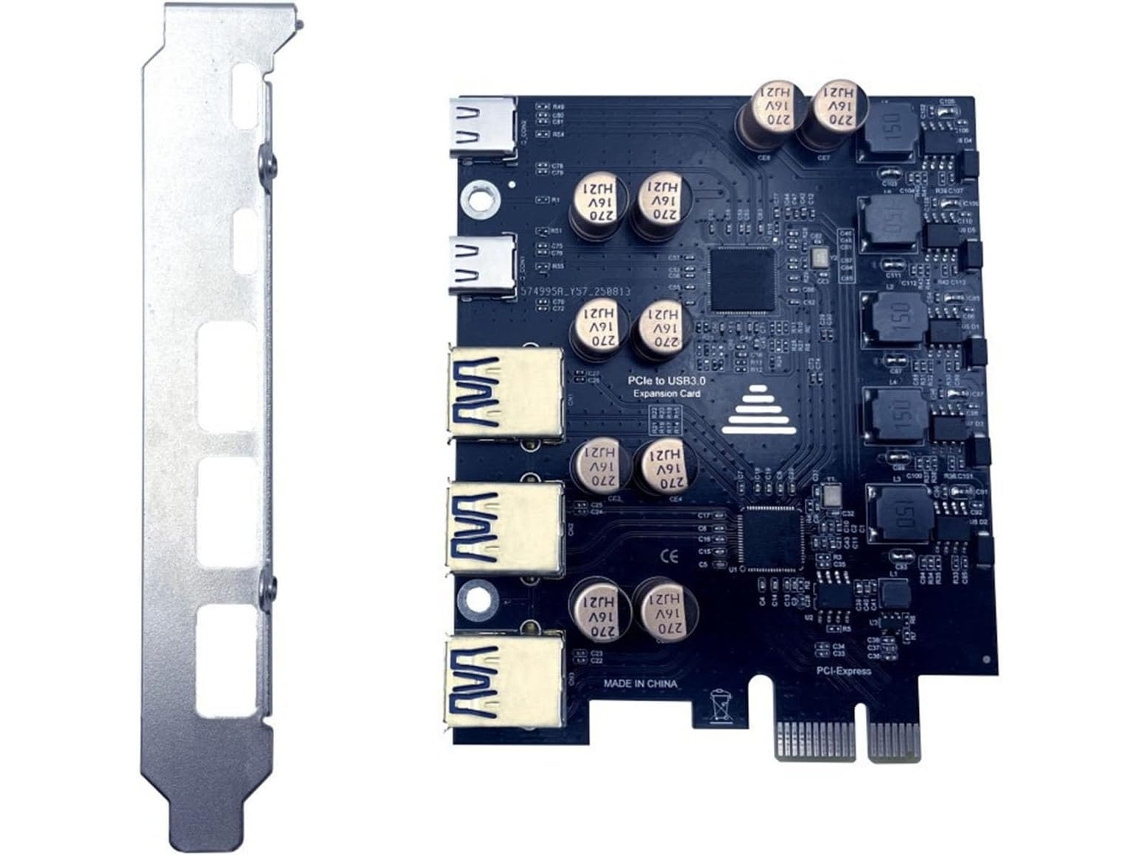 Adaptador Usb 3.2 Gen1 C Pcie 5 Gbps Tarjeta Concentradora Usb 3.0 0 Controlador Agregar