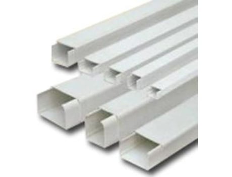 Electricidad canaleta 2 mts blanca 20x10 mm 71019