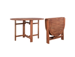 Mesa Jardin VIDAXL Marrón Madera (332.5x252.5x80 cm)