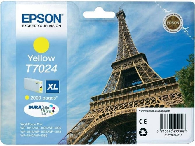 TINTEIRO EPSON T7021XL AMARELO