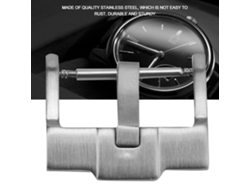 Hebilla De Repuesto Para Correa De Reloj De Acero Inoxidable (18 Mm)