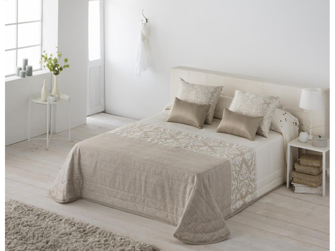 Colcha JVR Pompeya (Poliéster - Amarillo - 235 cm)