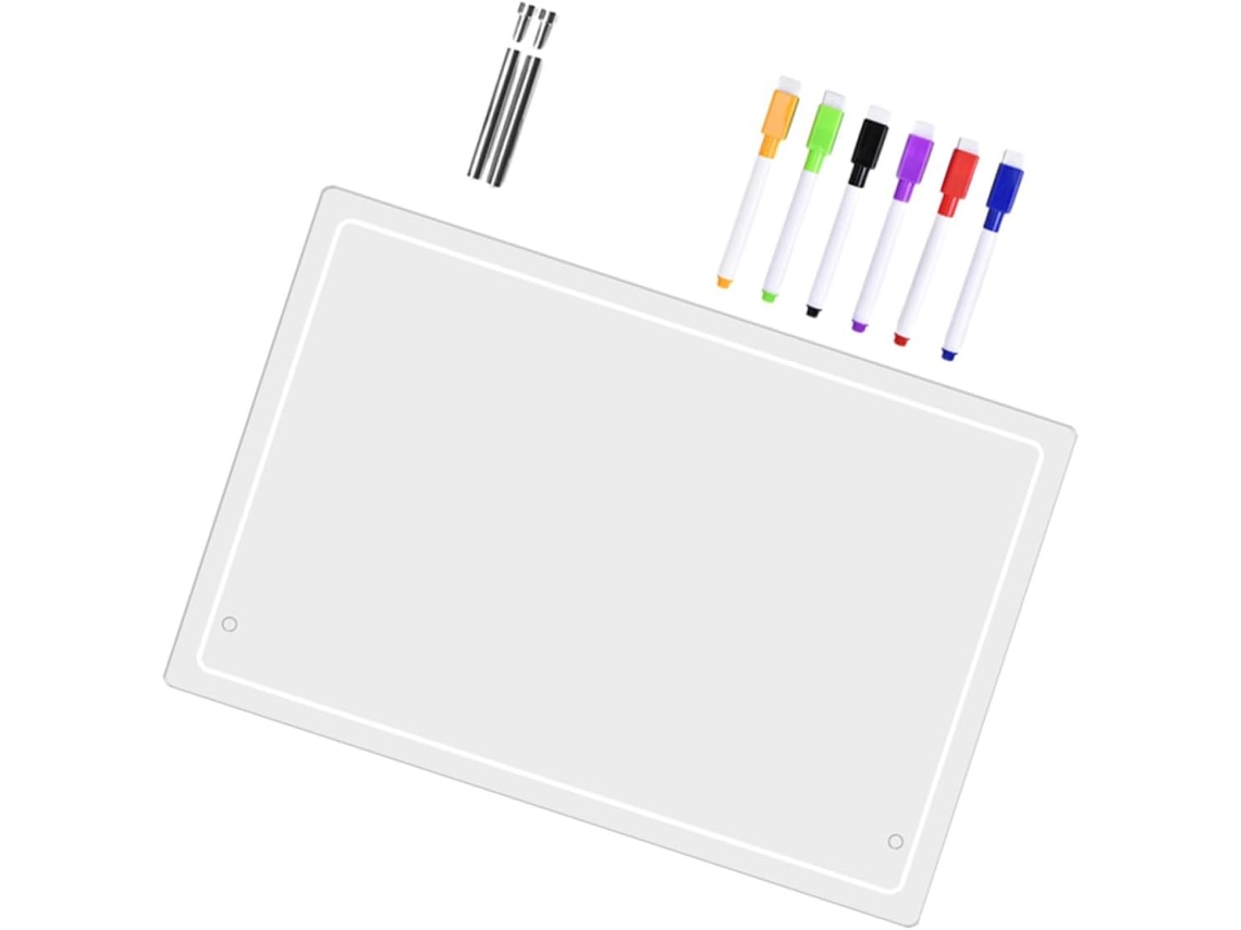 Tablero, Transparente, Acrílico, Borrable, Oficina, Notas