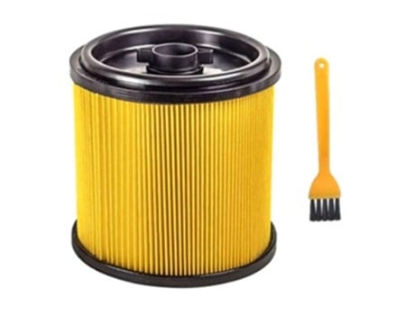 Filtro de repuesto para filtro y retenedor de cartucho estándar Vacmaster, apto para aspiradoras en seco y húmedo de 5 a 16 galones