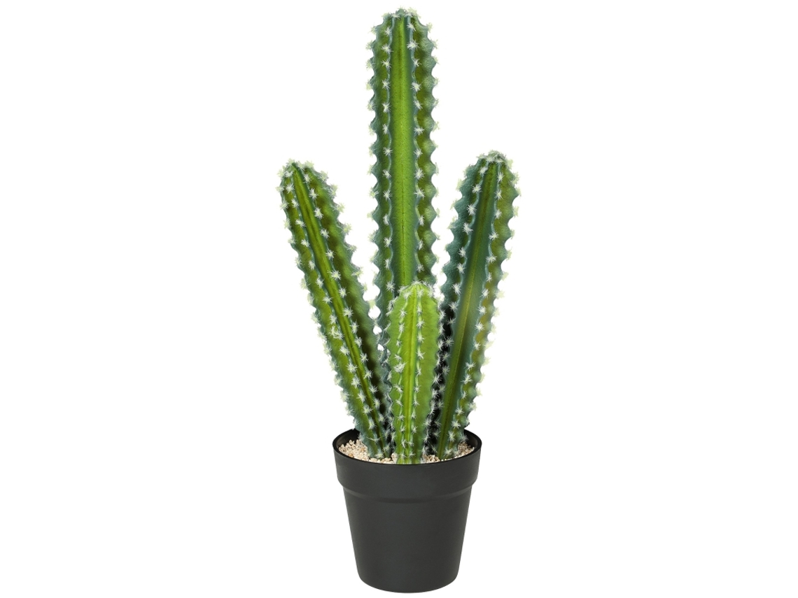 Cactus Artificial De 53 Cm En Maceta Para El Hogar O La Oficina.