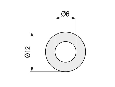 Arandela plana din 125 acero cincado metrica m-22