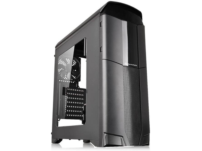 Caja PC THERMALTAKE Versa N26 (ATX Mid Tower - Negro)