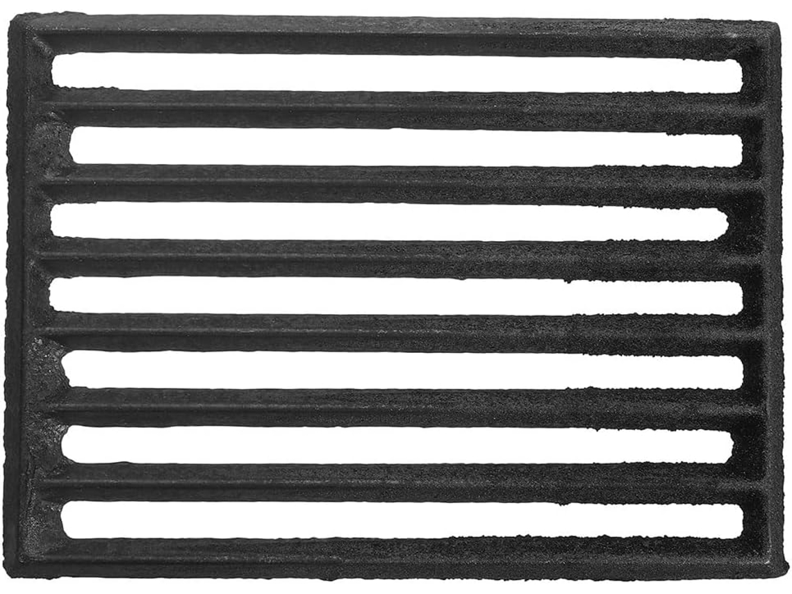 Rejilla De Hierro Para Chimenea, Rejilla Rectangular Para Leña, Rejilla Metálica Reforzada Y Al Calor Para Chimenea Y