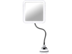 Espejo Magnético Flexible Con Luz Led, 5x Aumento, Ventosa Fuerte - Espejo De Maquillaje Iluminado Con Luz Sin Glare (mira +)