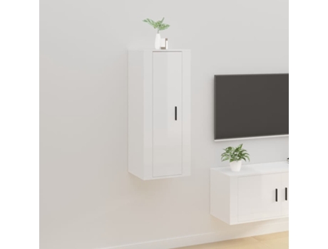 Mueble De Tv De Pared VIDAXL Blanco Madera contrachapada (40x34.5x100 )