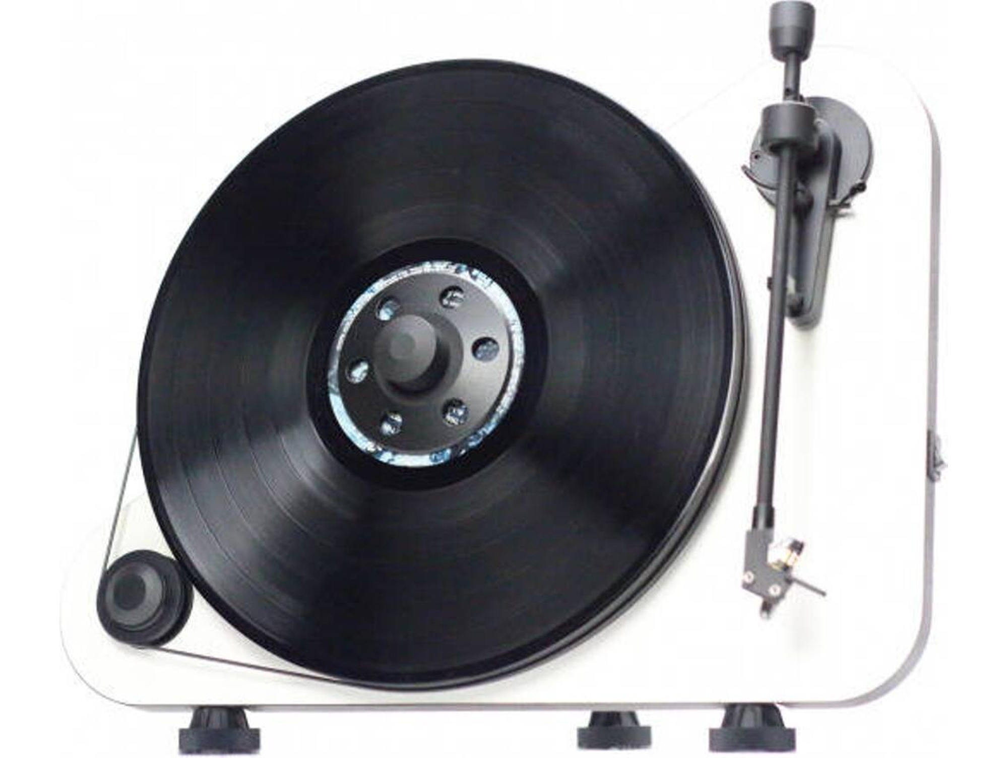 Tocadiscos BT PRO-JECT Vte-r Blanco (Manual - Correa - Velocidad: 33 1/3 - 45)