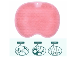 Masajeador De Pies Para Ducha, Cepillo De Limpieza De Silicona Antideslizante Con Ventosas.