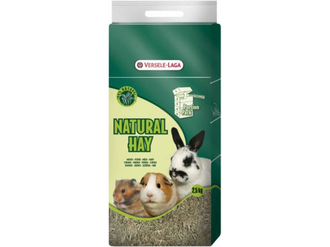 Heno para Roedores, Conejos y Chinchillas VERSELE-LAGA Natural Presionado (2.5Kg)