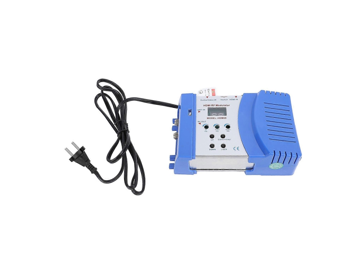 Interfaz multimedia Modulador HD Salida AV a RF PAL NTSC Convertidor AV a RF Plug and Play para el hogar