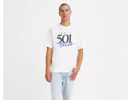 Camiseta LEVI'S para Hombre Blanco (Tam: S)