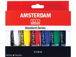 Acrílico AMSTERDAM Estuche de Iniciación 20ml 6 colores