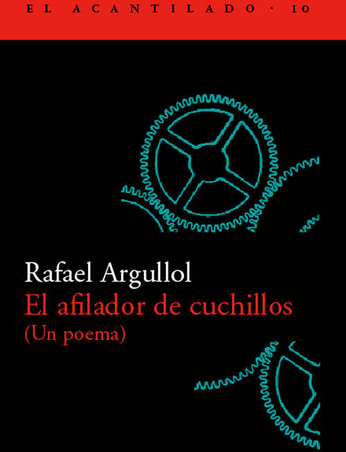 El Afilador De cuchillos un poema tapa blanda acantilado libro rafael argullol murgadas español